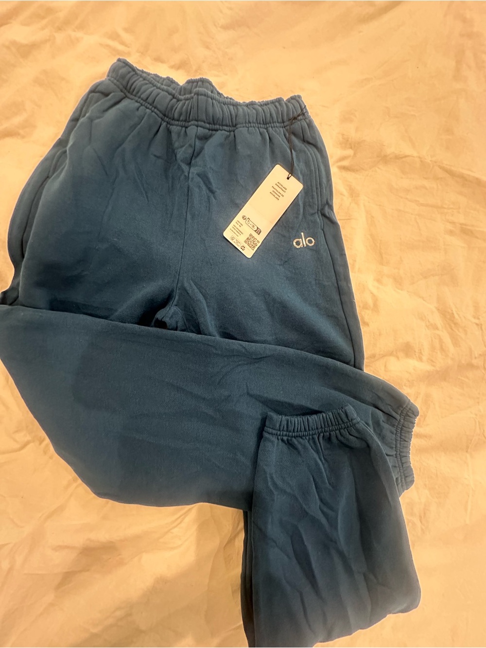 ALO Yoga woman’s teal Blue Sweatpants - ALO Yoga